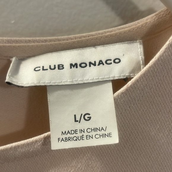 Club Monaco size large top in cream - Picture 2 of 8
